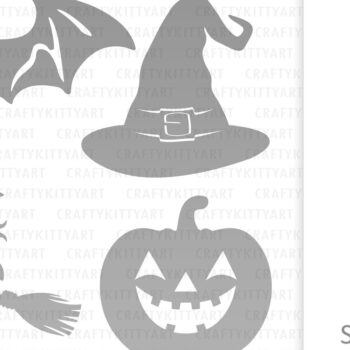 Intra απο ξύλο plywood 3mm-4mm πάχος - Πακέτο Halloween Cake Toppers Δίασταση 15x15 cm INTRAFABR-107929611 - Image 7