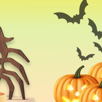 Intra απο ξύλο plywood 3mm-4mm πάχος - Πακέτο αποκριάτικου κεριού Δίασταση 15x15 cm INTRAFABR-106062199 - Image 6