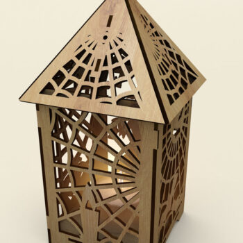 Intra απο ξύλο plywood 3mm-4mm πάχος - Σετ κηροπήγια αποκριών Δίασταση 4x4 cm INTRAFABR-106373324 - Image 4