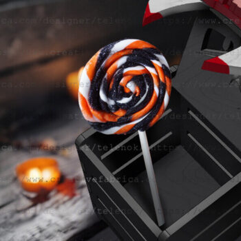 Intra απο ξύλο plywood 3mm-4mm πάχος - Halloween Candy Box | Δίασταση 15x15 cm INTRAFABR-104326132 - Image 5