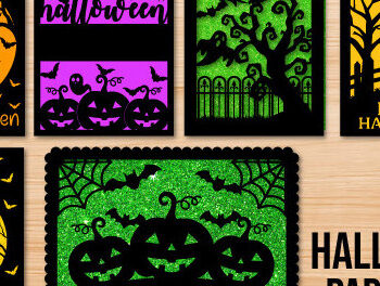 Intra απο ξύλο plywood 3mm-4mm πάχος - Πακέτο αποκοπής με λέιζερ καρτών αποκριών Δίασταση 15x15 cm INTRAFABR-79243554 - Image 1