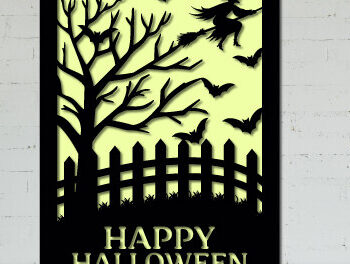 Intra απο ξύλο plywood 3mm-4mm πάχος - Πακέτο αποκοπής με λέιζερ καρτών αποκριών Δίασταση 15x15 cm INTRAFABR-79243554 - Image 6