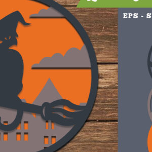 Intra απο ξύλο plywood 3mm-4mm πάχος - Διακόσμηση με λέιζερ αποκριάτικων γατών  4 Δίασταση 20x20 cm INTRAFABR-111314523