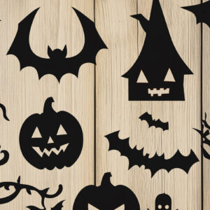 Intra απο ξύλο plywood 3mm-4mm πάχος - Αποκοπή υ  Clipart Halloween Δίασταση 15x15 cm INTRAFABR-104216188
