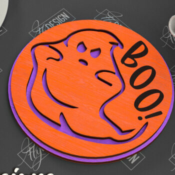 Intra απο ξύλο plywood 3mm-4mm πάχος - Σουβέρ αποκριών | Κύπελλο σουβέρ πρότυπο Δίασταση 15x15 cm INTRAFABR-103710614 - Image 1