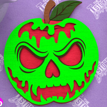 Intra απο ξύλο plywood 3mm-4mm πάχος - Δέσμη κοπής λέιζερ αποκριάτικου σουβέρ | CNC Δίασταση 15x15 cm INTRAFABR-102479783 - Image 11