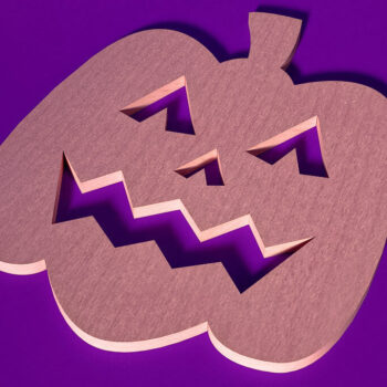 Intra απο ξύλο plywood 3mm-4mm πάχος - Σουβέρ για Halloween Cut Laser  Δίασταση 15x15 cm INTRAFABR-75898832 - Image 1