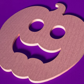 Intra απο ξύλο plywood 3mm-4mm πάχος - Σουβέρ για Halloween Cut Laser  Δίασταση 15x15 cm INTRAFABR-75898957 - Image 1