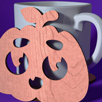 Intra απο ξύλο plywood 3mm-4mm πάχος - Σουβέρ Halloween Cut Laser  | Λέιζερ Δίασταση 15x15 cm INTRAFABR-72759517 - Image 3