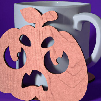 Intra απο ξύλο plywood 3mm-4mm πάχος - Σουβέρ Halloween Cut Laser  | Λέιζερ Δίασταση 15x15 cm INTRAFABR-72759517 - Image 4