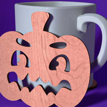 Intra απο ξύλο plywood 3mm-4mm πάχος - Σουβέρ Halloween Cut Laser  | Λέιζερ Δίασταση 15x15 cm INTRAFABR-72759517 - Image 5