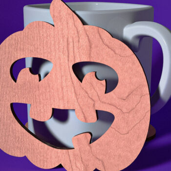 Intra απο ξύλο plywood 3mm-4mm πάχος - Σουβέρ Halloween Cut Laser  | Λέιζερ Δίασταση 15x15 cm INTRAFABR-72759517 - Image 8