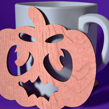 Intra απο ξύλο plywood 3mm-4mm πάχος - Σουβέρ Halloween Cut Laser  | Λέιζερ Δίασταση 15x15 cm INTRAFABR-72759517 - Image 12