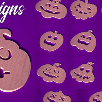 Intra απο ξύλο plywood 3mm-4mm πάχος - Σουβέρ για Halloween Cut Laser  Δίασταση 15x15 cm INTRAFABR-75898749 - Image 1