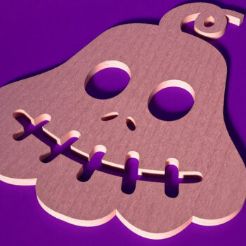 Intra απο ξύλο plywood 3mm-4mm πάχος - Σουβέρ για Halloween Cut Laser  Δίασταση 15x15 cm INTRAFABR-75898749 - Image 6