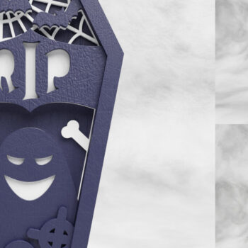 Intra απο ξύλο plywood 3mm-4mm πάχος - Halloween Coffin 3D || ΔΕΜΑ || Δίασταση 40x50 cm INTRAFABR-77708200 - Image 4