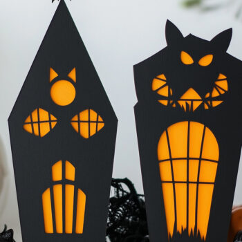 Intra απο ξύλο plywood 3mm-4mm πάχος -  αποκοπής  Coffin Cutouts Halloween Δίασταση 20x20 cm INTRAFABR-102879949 - Image 1