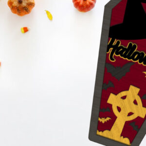 Intra απο ξύλο plywood 3mm-4mm πάχος - Διακοσμητικό πρότυπο φέρετρων αποκριών Δίασταση 7x12 cm INTRAFABR-105958398