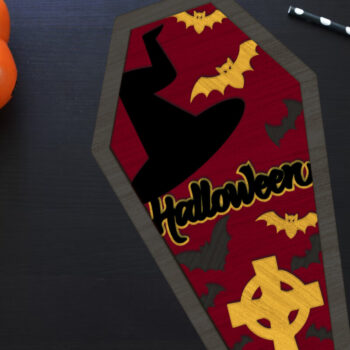 Intra απο ξύλο plywood 3mm-4mm πάχος - Διακοσμητικό πρότυπο φέρετρων αποκριών Δίασταση 7x12 cm INTRAFABR-105958398 - Image 3