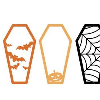 Intra απο ξύλο plywood 3mm-4mm πάχος - Πρότυπο κοπής πολλών επιπέδων αποκριάτικων φέρετρων Δίασταση 8x13 cm INTRAFABR-79605120 - Image 9