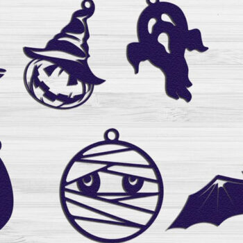 Intra απο ξύλο plywood 3mm-4mm πάχος - Πακέτο αρχείων αποκοπής αποκριών Δίασταση 7x8 cm INTRAFABR-17587954 - Image 3