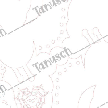 Intra απο ξύλο plywood 3mm-4mm πάχος - Halloween Cute Bat Laser Cut Δίασταση 6x6 cm INTRAFABR-78191329 - Image 5