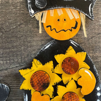 Intra απο ξύλο plywood 3mm-4mm πάχος - Halloween Cute Scarecrow Laser  Δίασταση 6x6 cm INTRAFABR-78190715 - Image 2