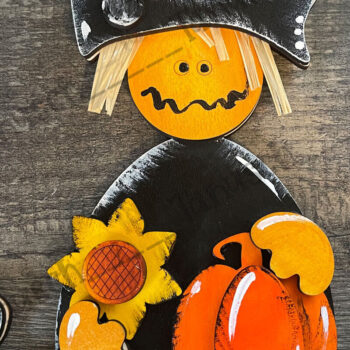 Intra απο ξύλο plywood 3mm-4mm πάχος - Halloween Cute Scarecrow Laser  Δίασταση 6x6 cm INTRAFABR-78190648 - Image 2