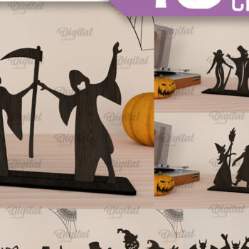 Intra απο ξύλο plywood 3mm-4mm πάχος - Πακέτο λέιζερ χορευτικών χαρακτήρων αποκριών Δίασταση 15x15 cm INTRAFABR-105332699 - Image 1