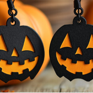 Intra απο ξύλο plywood 3mm-4mm πάχος -  αποκοπής  για Halloween Dangle Earring Δίασταση 3x3 cm INTRAFABR-103290621