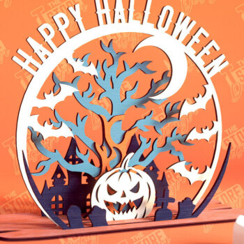 Intra απο ξύλο plywood 3mm-4mm πάχος - Διακόσμηση αποκριών | 3D σκηνή αποκριών|CNC Δίασταση 15x15 cm INTRAFABR-103793013 - Image 1