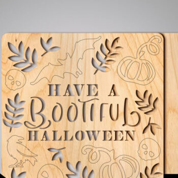 Intra απο ξύλο plywood 3mm-4mm πάχος - Halloween Decor 6 σχέδια Δίασταση 15x15 cm INTRAFABR-77803813 - Image 7