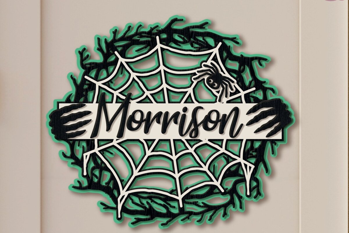 Intra απο ξύλο plywood 3mm-4mm πάχος - Halloween Decor, Halloween Spiderweb Δίασταση 15x15 cm INTRAFABR-16798877