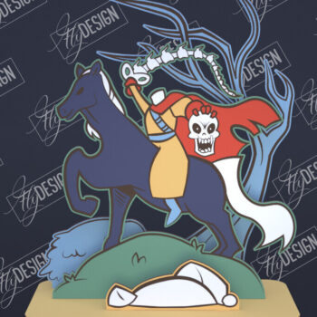 Intra απο ξύλο plywood 3mm-4mm πάχος - Διακόσμηση Halloween Cut Laser Bundle | CNC Δίασταση 15x15 cm INTRAFABR-104059695 - Image 4