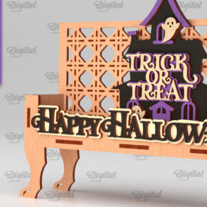 Intra απο ξύλο plywood 3mm-4mm πάχος - Halloween Decor . Halloween  Δίασταση 15x15 cm INTRAFABR-104815109