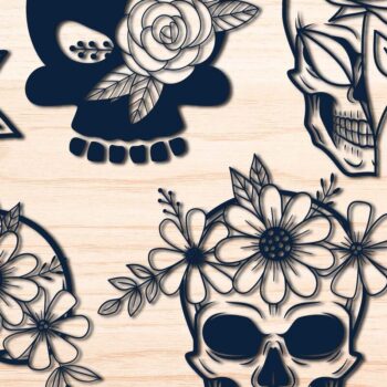 Intra απο ξύλο plywood 3mm-4mm πάχος - Διακόσμηση HALLOWEEN Δέσμη  Cut Laser Δίασταση 15x15 cm INTRAFABR-76734959 - Image 5