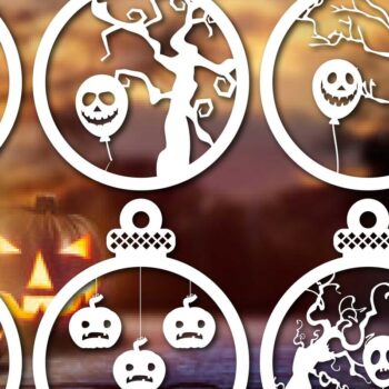 Intra απο ξύλο plywood 3mm-4mm πάχος - Διακόσμηση HALLOWEEN Δέσμη  Cut Laser Δίασταση 15x15 cm INTRAFABR-76734959 - Image 7