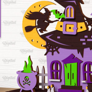 Intra απο ξύλο plywood 3mm-4mm πάχος - Σχέδιο κοπής λέιζερ διακόσμησης αποκριών Δίασταση 15x15 cm INTRAFABR-102529360