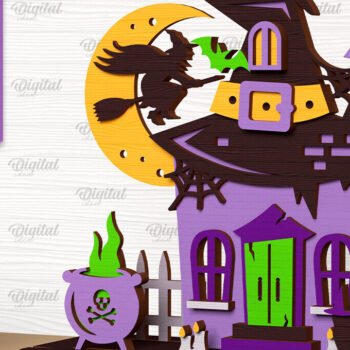 Intra απο ξύλο plywood 3mm-4mm πάχος - Σχέδιο κοπής λέιζερ διακόσμησης αποκριών Δίασταση 15x15 cm INTRAFABR-102529360 - Image 1