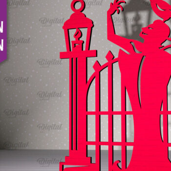 Intra απο ξύλο plywood 3mm-4mm πάχος - Δέσμη κοπής με λέιζερ αποκριάτικες διακοσμήσεις Δίασταση 15x15 cm INTRAFABR-102836379 - Image 7