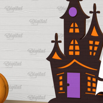 Intra απο ξύλο plywood 3mm-4mm πάχος - Δέσμη κοπής με λέιζερ αποκριάτικες διακοσμήσεις Δίασταση 15x15 cm INTRAFABR-103999377 - Image 4