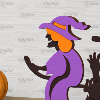 Intra απο ξύλο plywood 3mm-4mm πάχος - Δέσμη κοπής με λέιζερ αποκριάτικες διακοσμήσεις Δίασταση 15x15 cm INTRAFABR-103999377 - Image 10