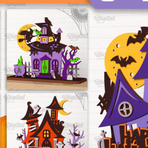 Intra απο ξύλο plywood 3mm-4mm πάχος - Δέσμη κοπής με λέιζερ αποκριάτικες διακοσμήσεις Δίασταση 15x15 cm INTRAFABR-102531903