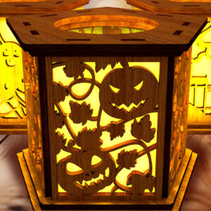 Intra απο ξύλο plywood 3mm-4mm πάχος - Διακοσμητικό Σετ Κηροπήγιο Απόκριες Δίασταση 4x4 cm INTRAFABR-106563985