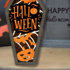 Intra απο ξύλο plywood 3mm-4mm πάχος - Διακοσμητικό φέρετρο αποκριών Δίασταση 7x12 cm INTRAFABR-105643783