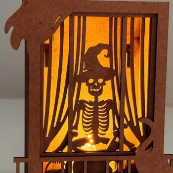 Intra απο ξύλο plywood 3mm-4mm πάχος - Αποκριάτικα διακοσμητικά κομμένα αρχεία φωτός Δίασταση 5x5 cm INTRAFABR-108811093 - Image 2