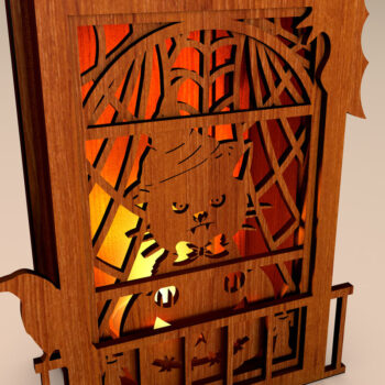 Intra απο ξύλο plywood 3mm-4mm πάχος - Αποκριάτικα διακοσμητικά κομμένα αρχεία φωτός Δίασταση 5x5 cm INTRAFABR-108811093 - Image 5