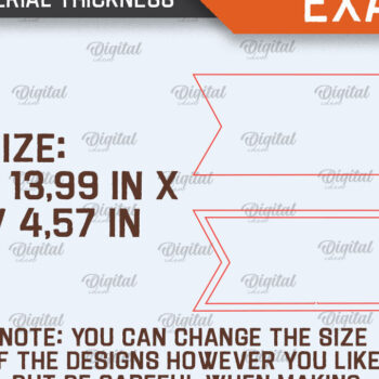 Intra απο ξύλο plywood 3mm-4mm πάχος - Πακέτο LaserCut Sign κατεύθυνσης αποκριών Δίασταση 15x15 cm INTRAFABR-106666782 - Image 2