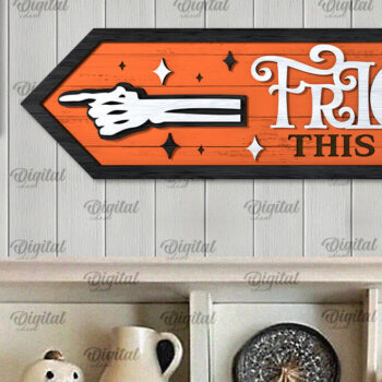 Intra απο ξύλο plywood 3mm-4mm πάχος - Πακέτο LaserCut Sign κατεύθυνσης αποκριών Δίασταση 15x15 cm INTRAFABR-106666782 - Image 9