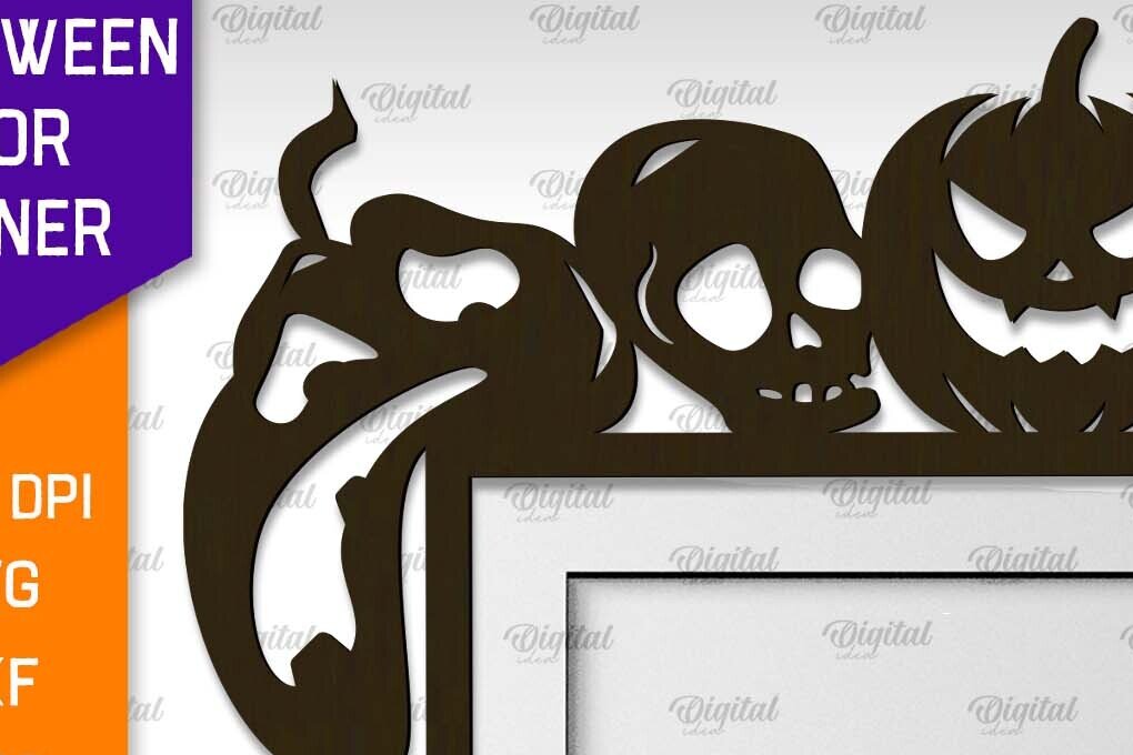 Intra απο ξύλο plywood 3mm-4mm πάχος - Σχέδιο κοπής με λέιζερ γωνία πόρτας αποκριών Δίασταση 15x15 cm INTRAFABR-104181358